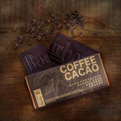 Coffee & Cacao Bar - Bourbon Smoked Cacao & Barrel Aged Coffee Bean, Dark Chocolate | Bourbon Barrel Foods