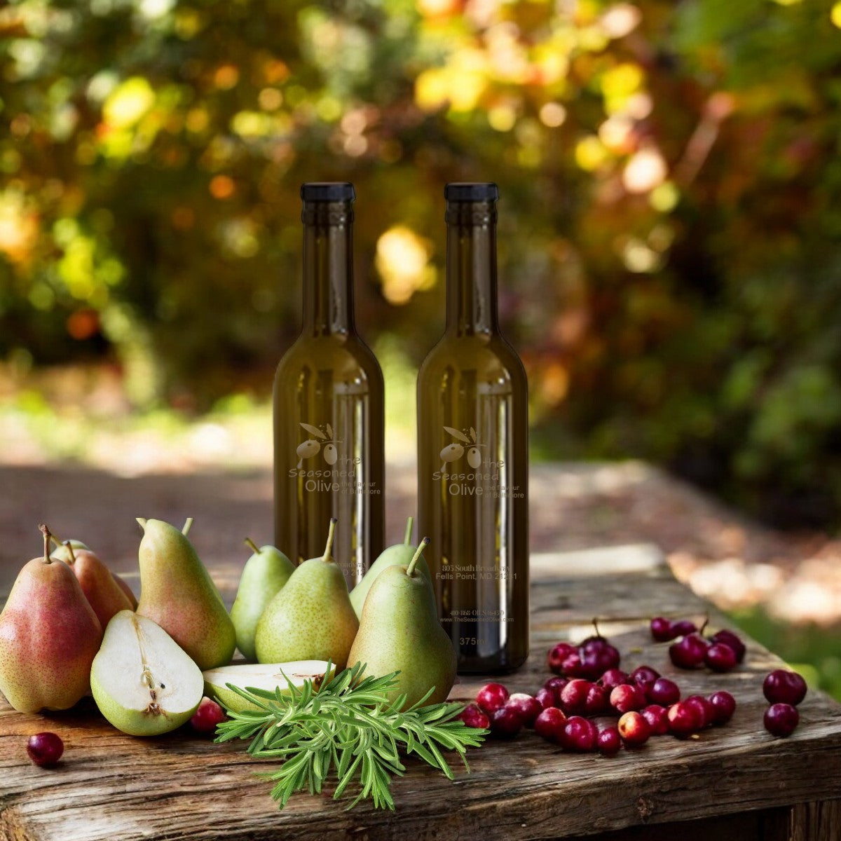 Perfect Pairings -Cranberry Pear White Balsamic/ Rosemary Infused Olive Oil