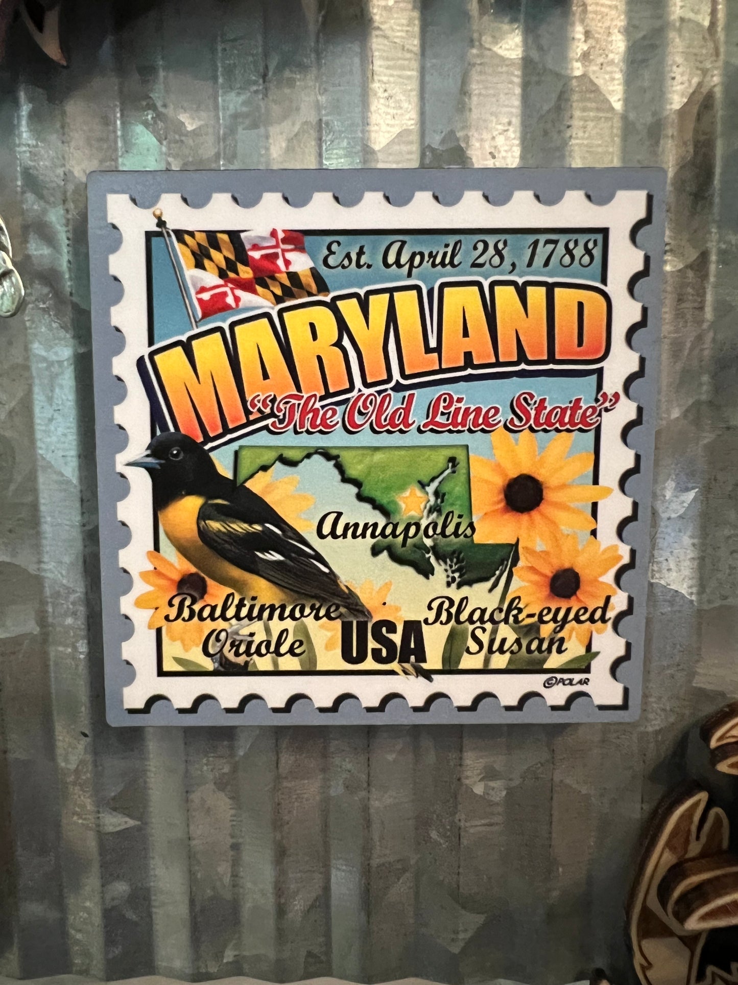 Maryland Stamp Magnet