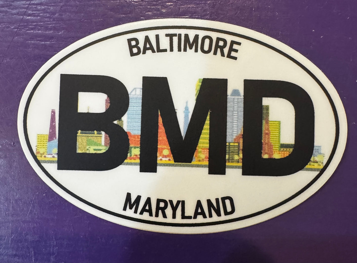 Baltimore Oval Sticker