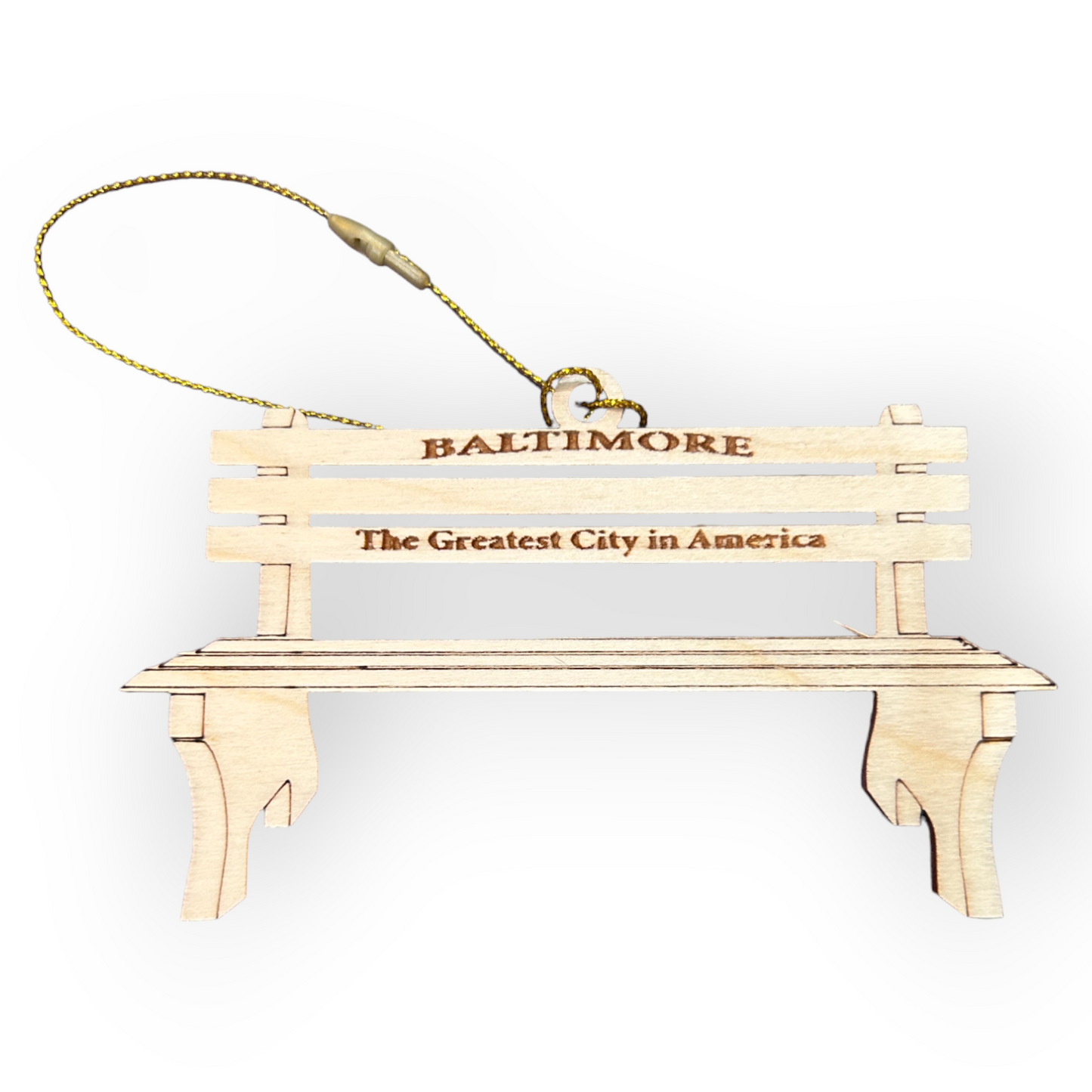 Leroy Christmas Ornaments Bench