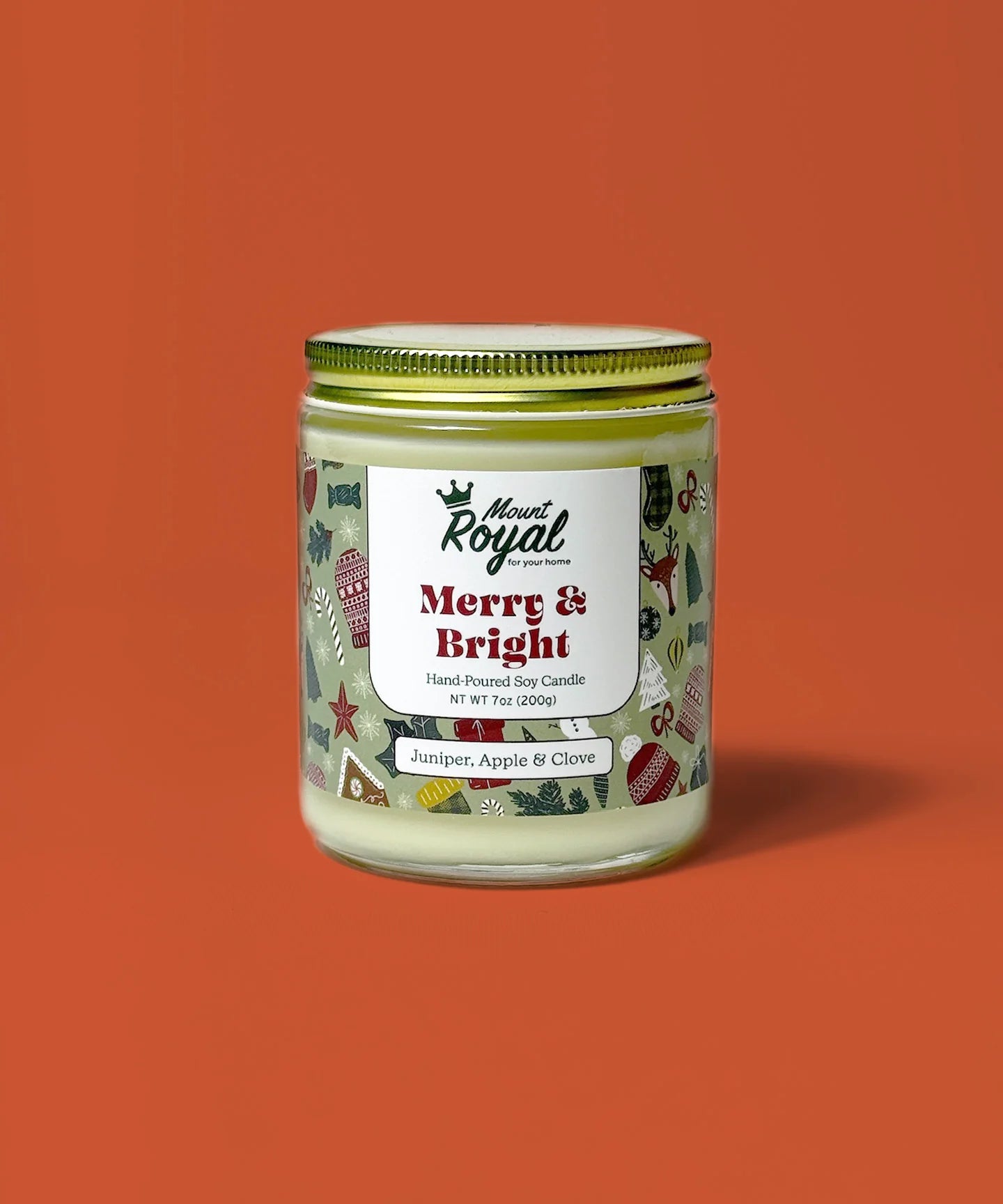 Merry & Bright Soy Wax Candle – Mount Royal Soaps