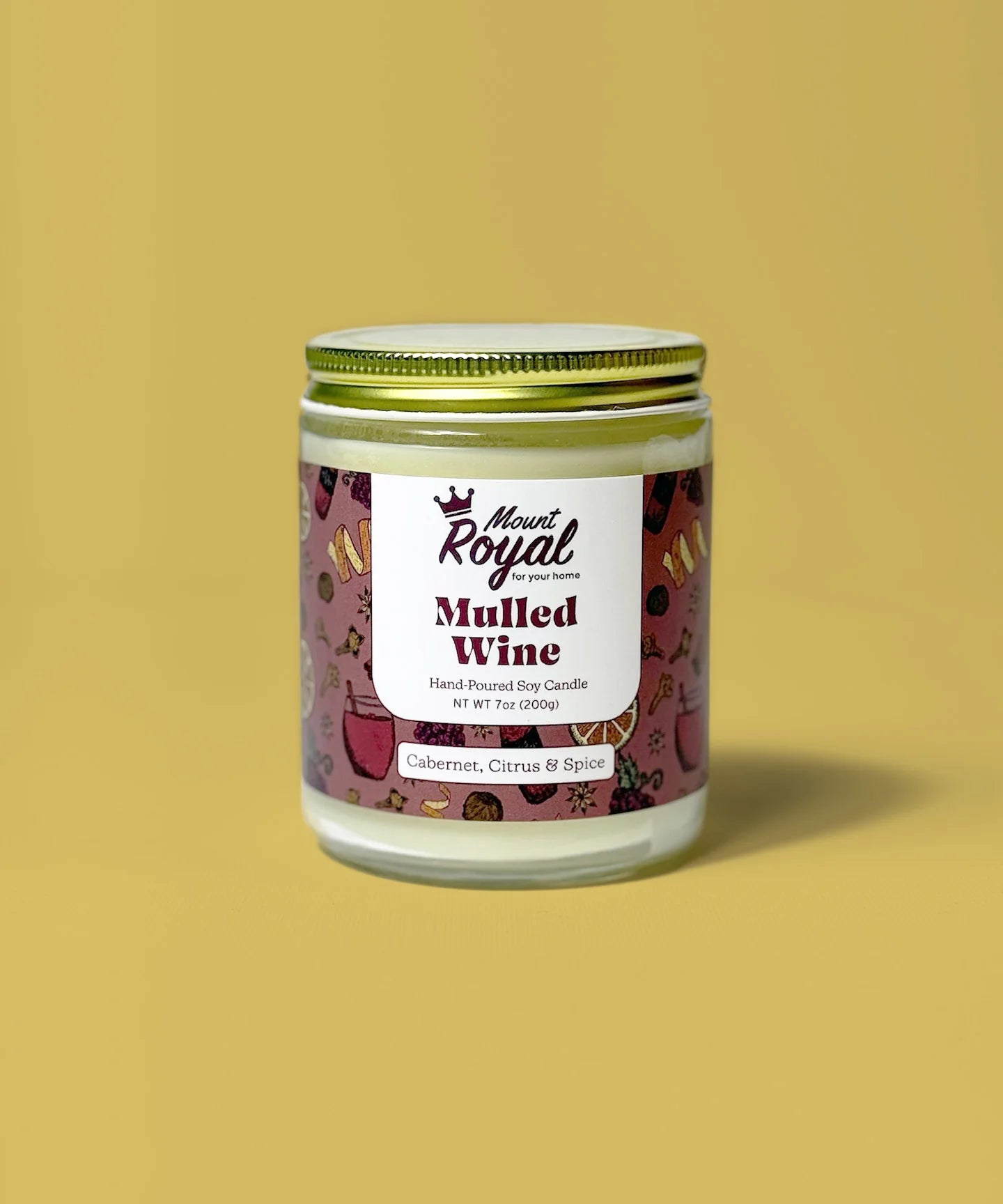 Mulled Wine Soy Wax Candle – Mount Royal Soaps
