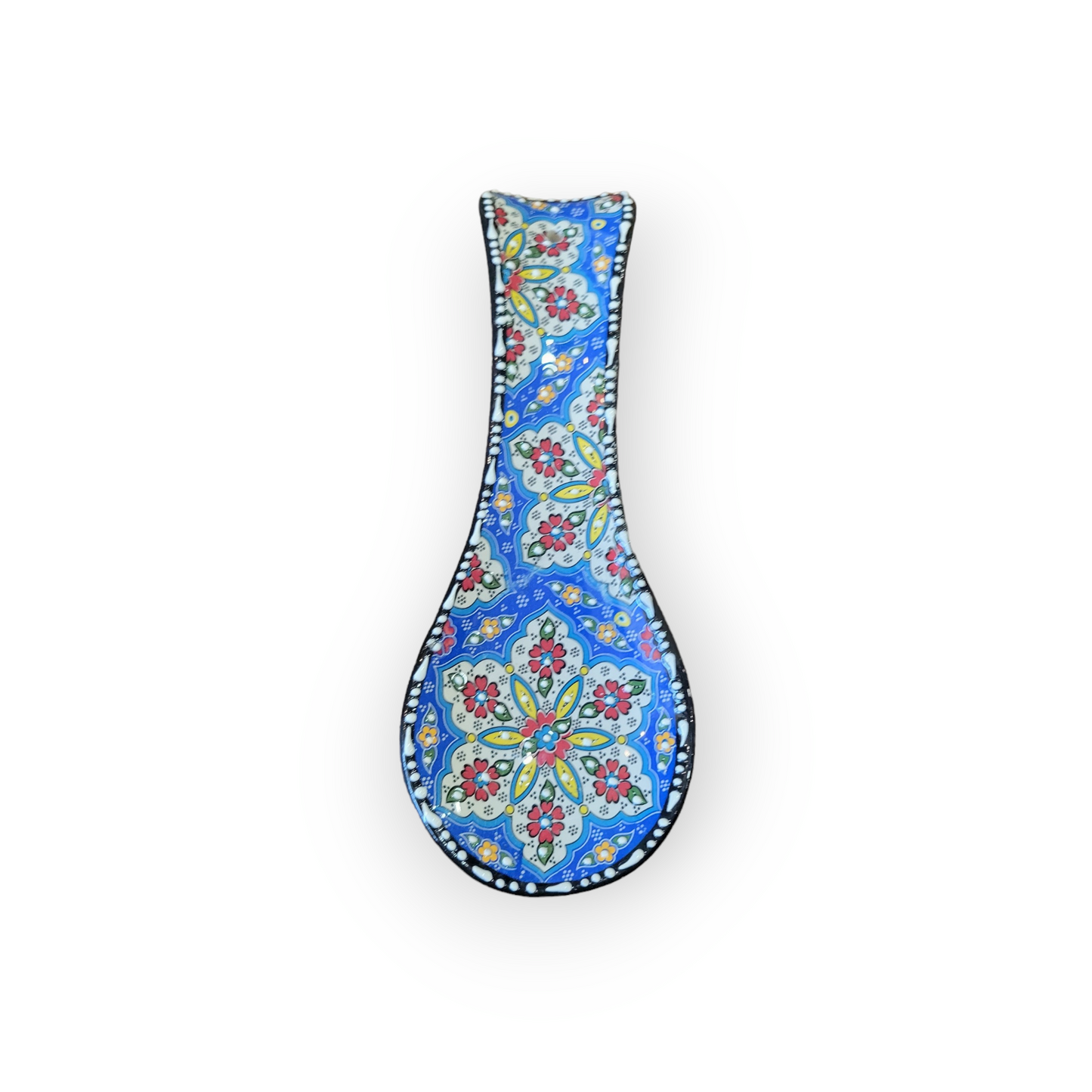 Embossed Ceramic Spoon Holder