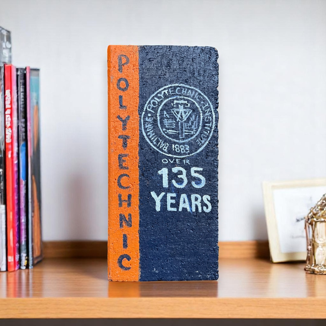 Linda Amtmann Hand Painted Brick- Polytechnic