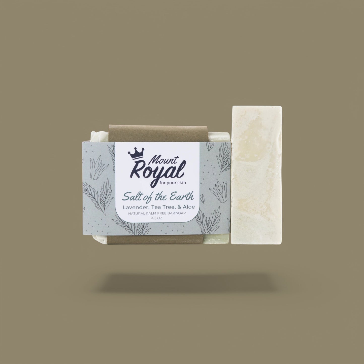 Mount Royal Soaps - Salt of the Earth- Lavender, Tea Tree & Aloe Bar