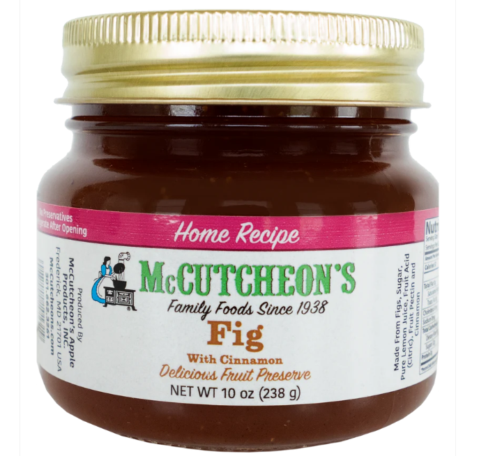 McCutcheon's Fig Preserves- mini 1/2 Pint