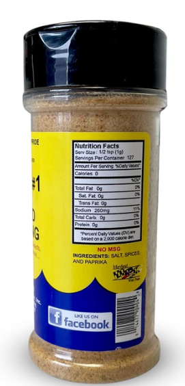 J.O. Seasoning- No. 1 All Purpose Seafood Seasoning 4.5oz