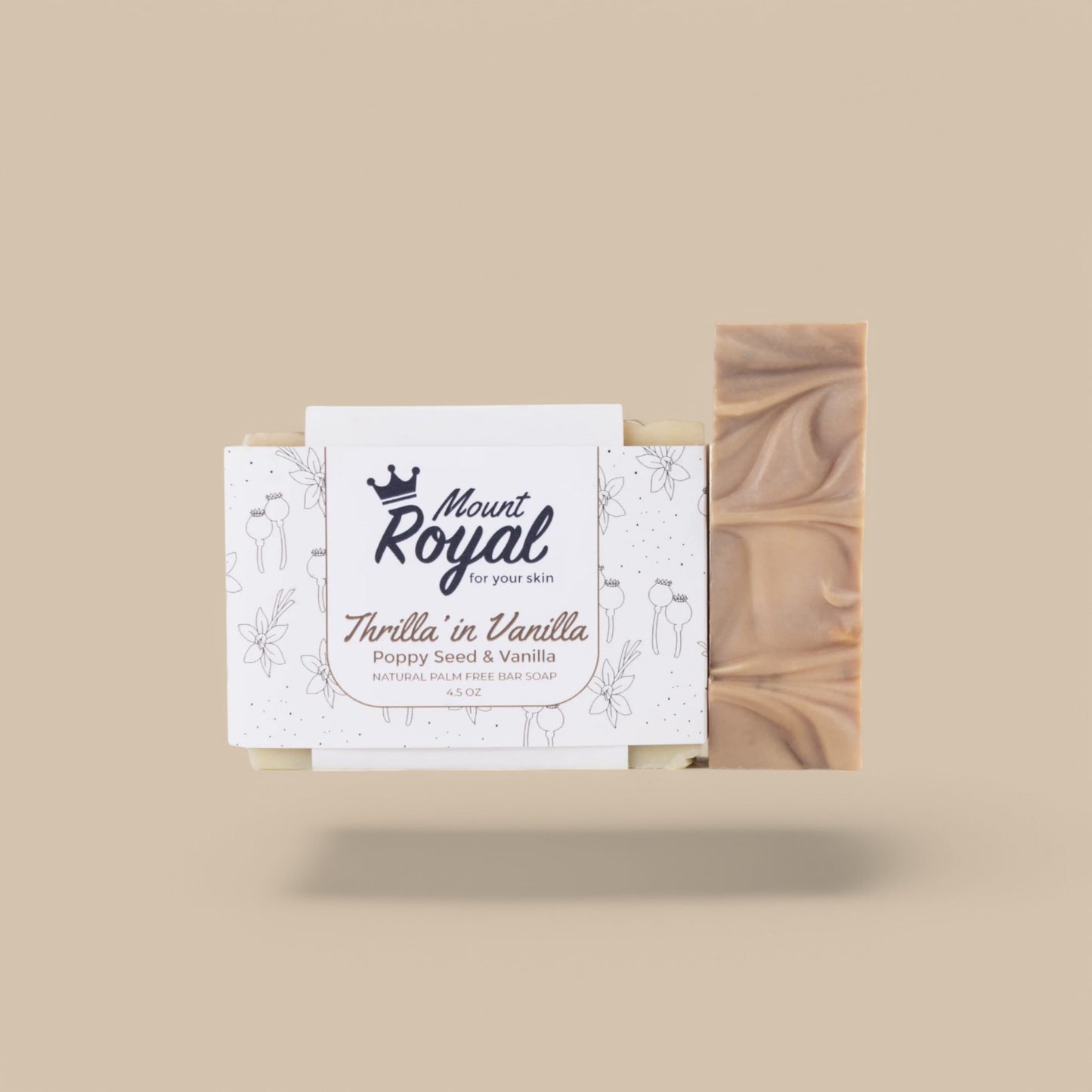 Mount Royal Soaps - Thrilla' in Vanilla- Poppy Seed & Vanilla Bar Soap