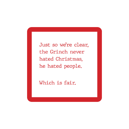 COASTER: XMAS Grinch