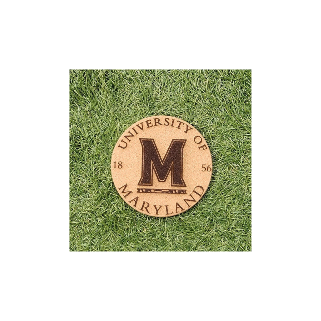 Leroy Cork Coasters University of Maryland