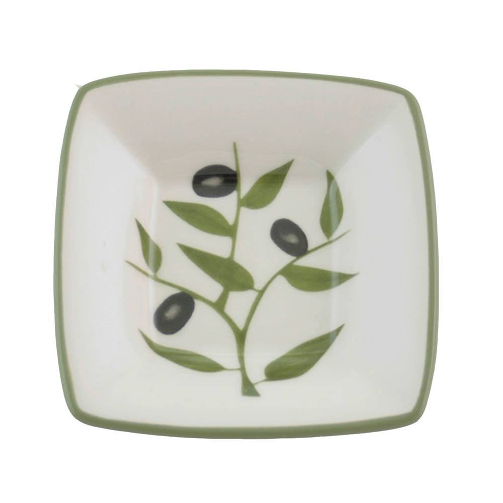 Out of the Woods - Small Square Bow Olive Branch