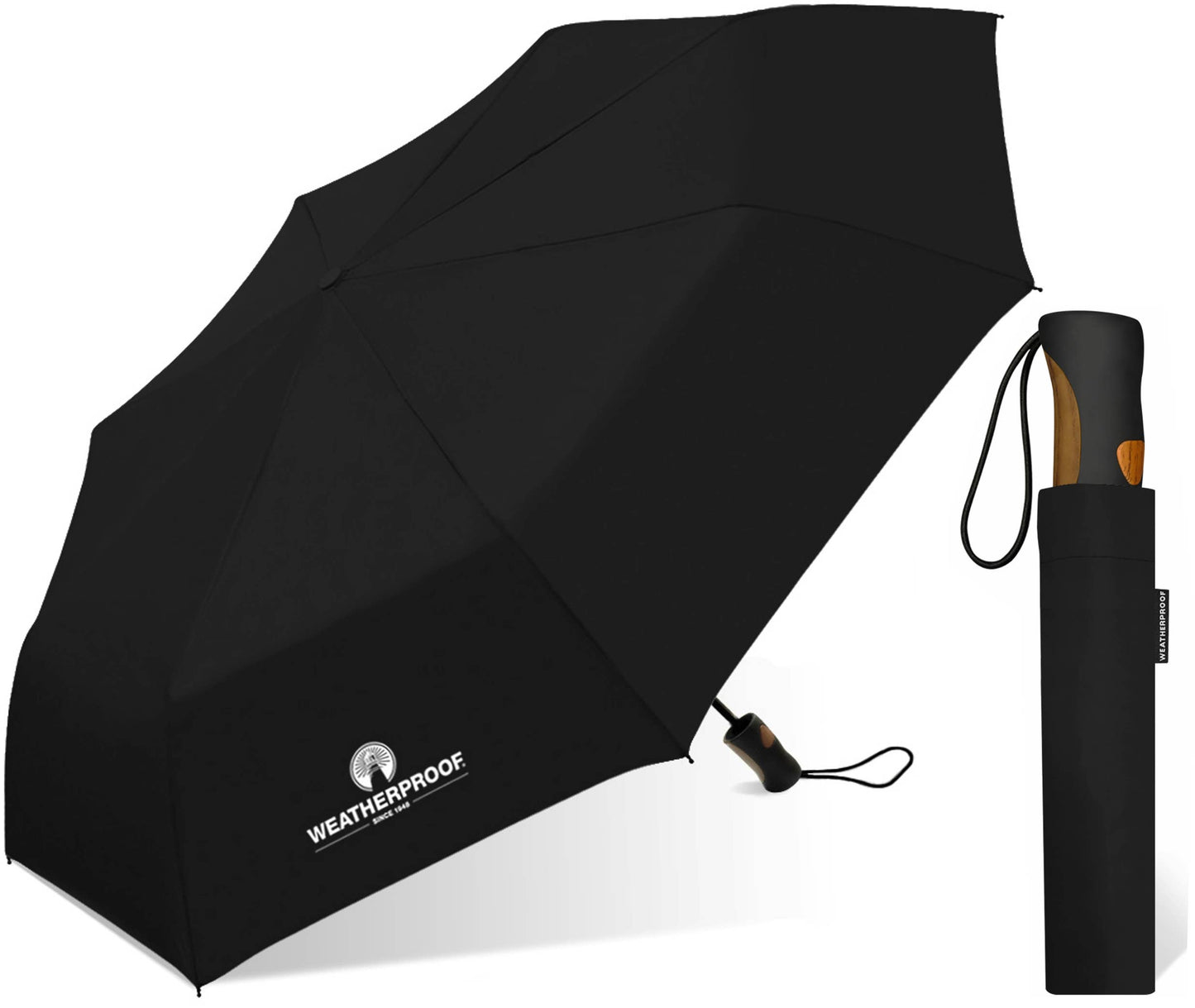 Chaby International - 42" Automatic Folding Umbrella