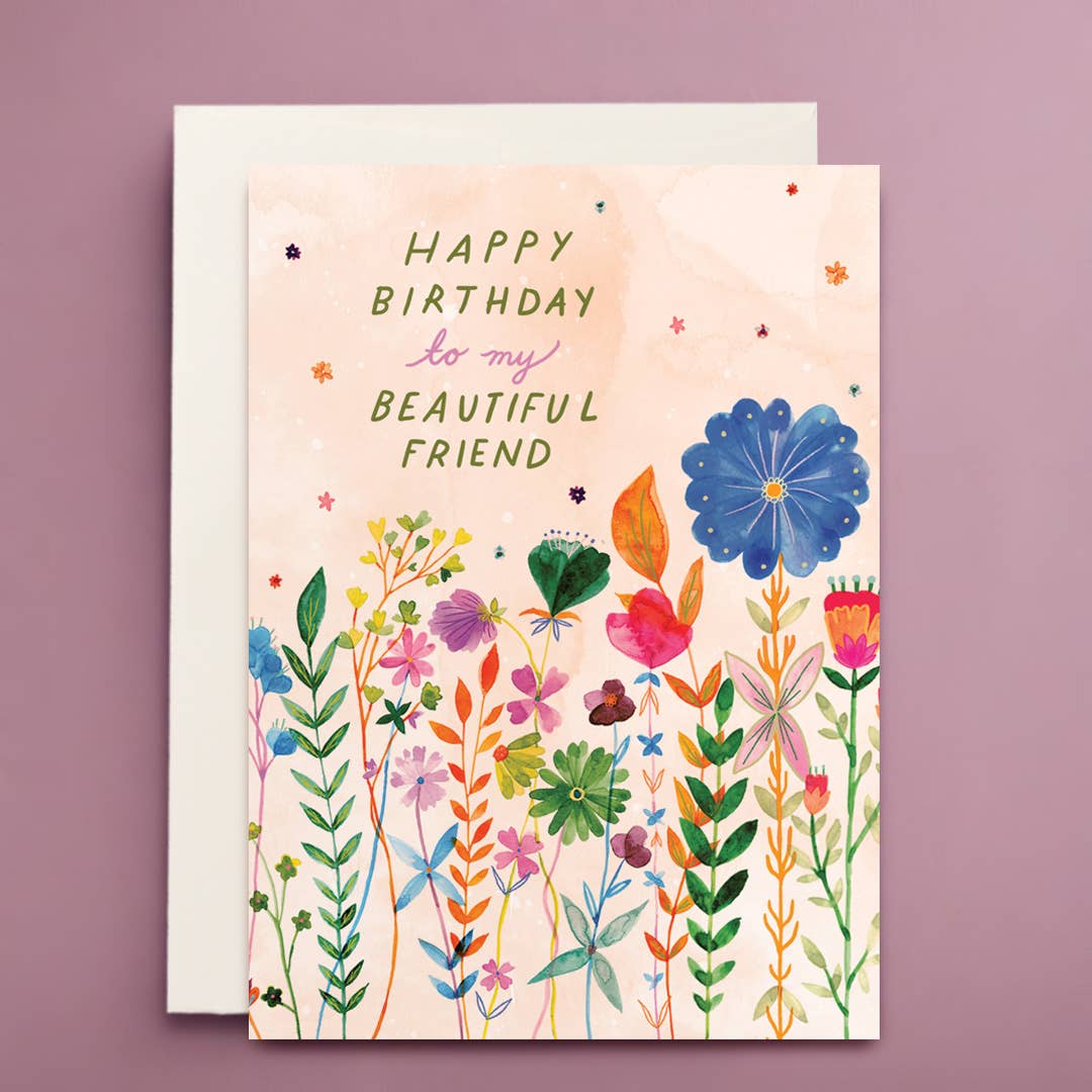 Biely & Shoaf - Beautiful Flowers Birthday Card