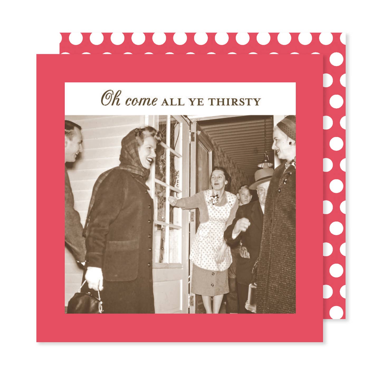 Shannon Martin Design - Come All Ye Thirsty Holiday Napkin