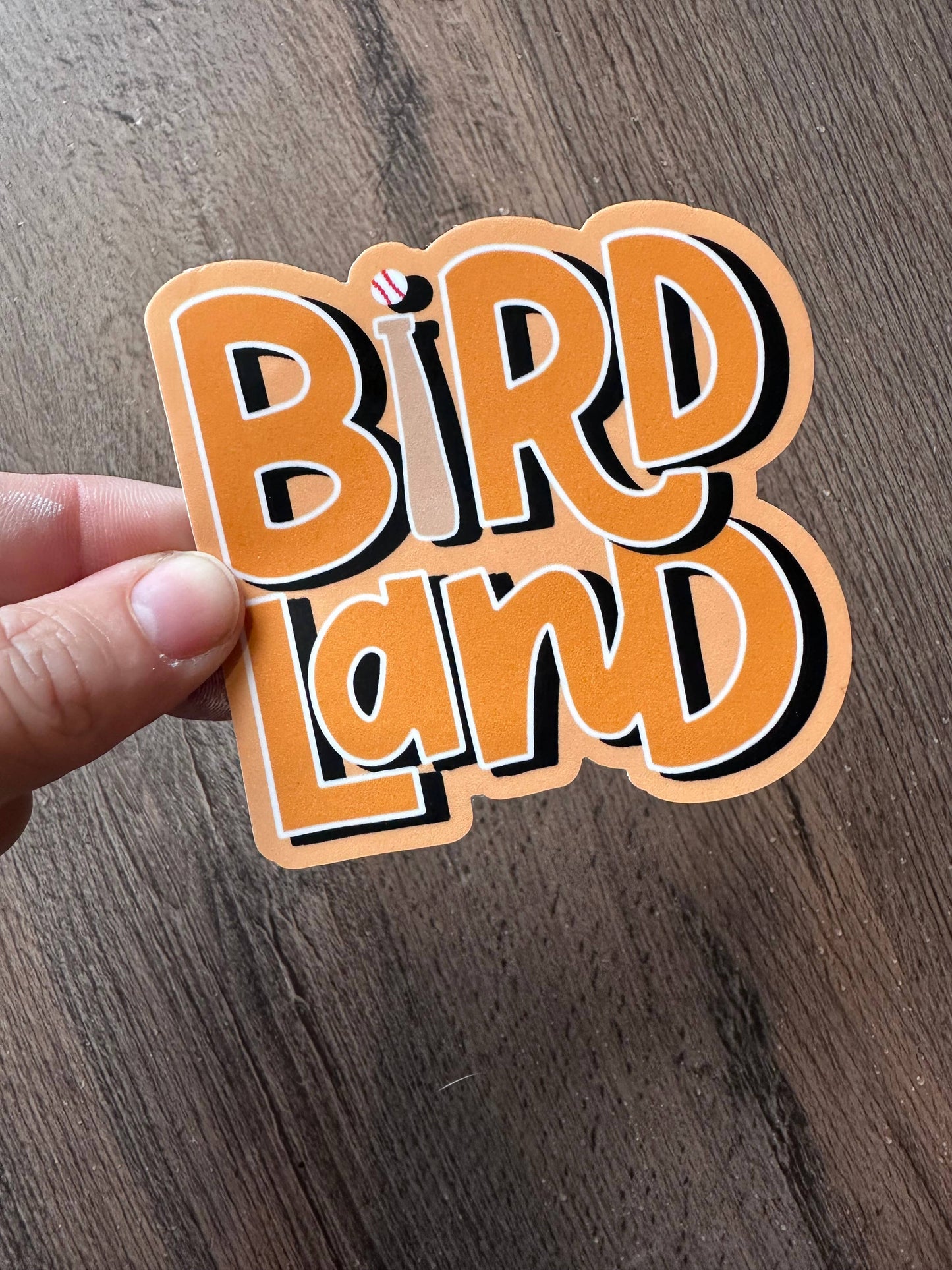 Birdland Baltimore Orioles Vinyl Sticker