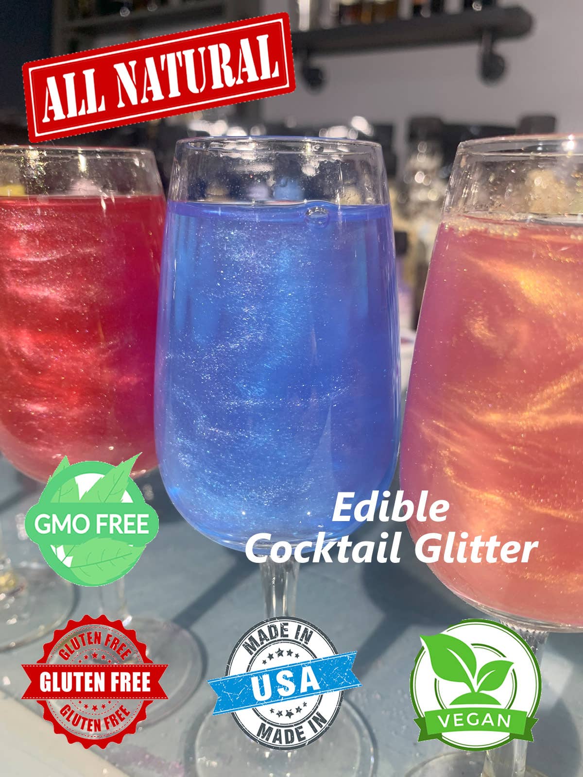 Ultimate Baker - Snowy River Cocktail Glitter Rose Gold (1x4g)