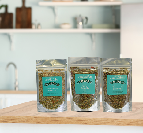 s.a.l.t. sisters - Dip Seasoning Mix - Creamy Onion & Garlic 2 oz