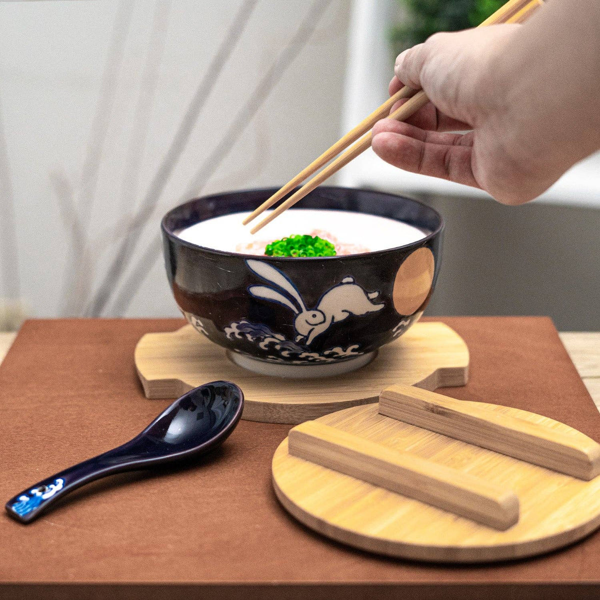 Moon Rabbit Bowl Set