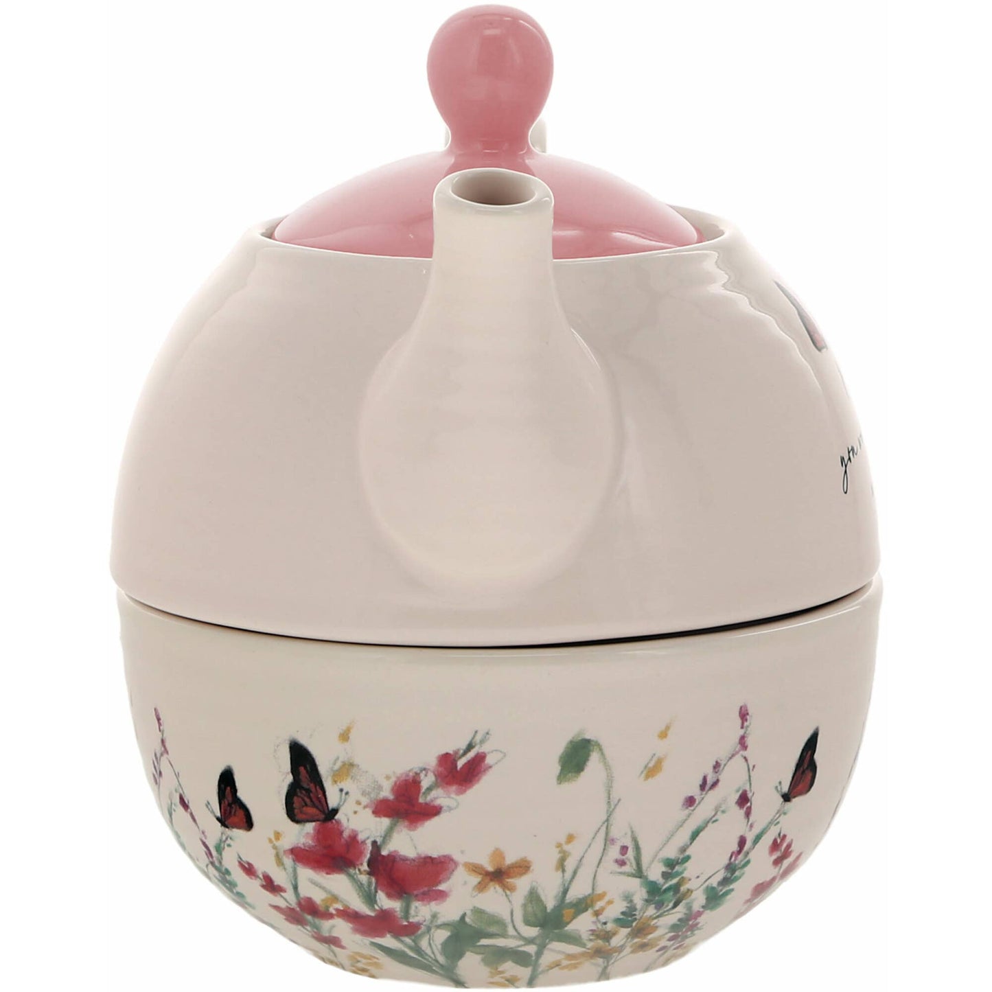 "Mom" Tea for One Set - 14.5 oz Teapot & 10 oz Cup