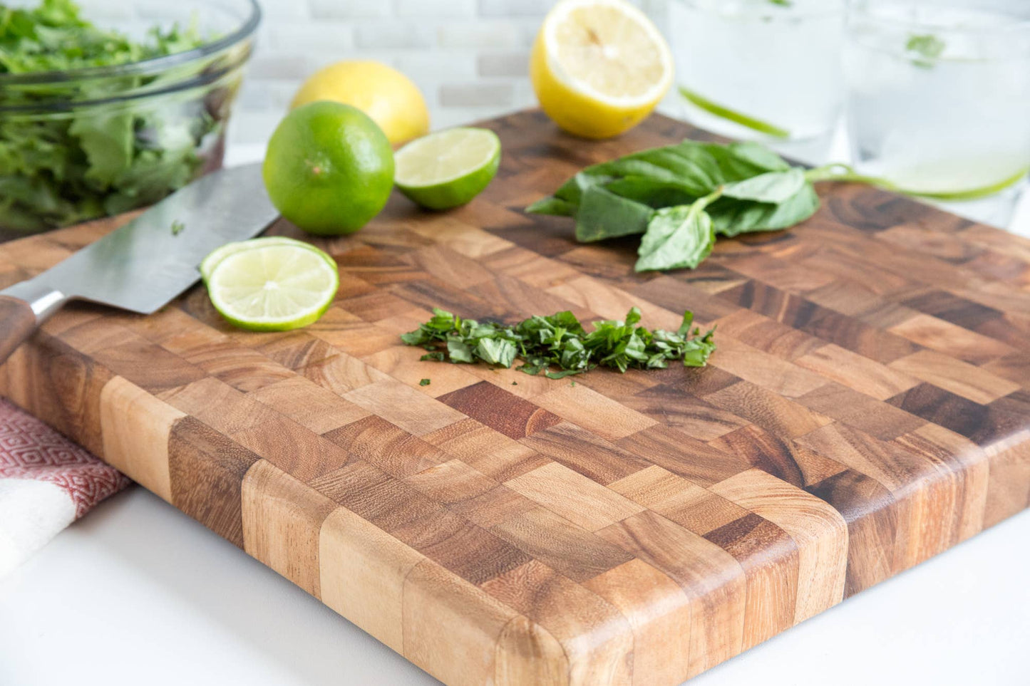 Fox Run Brands - Ironwood Square End Grain Chef's Board, 14"