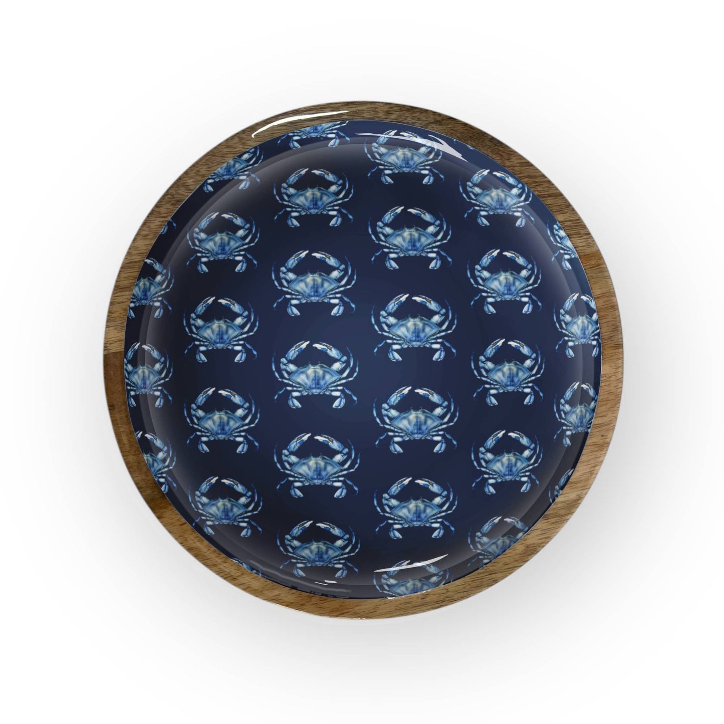 Blue Crab Round Trays 10"