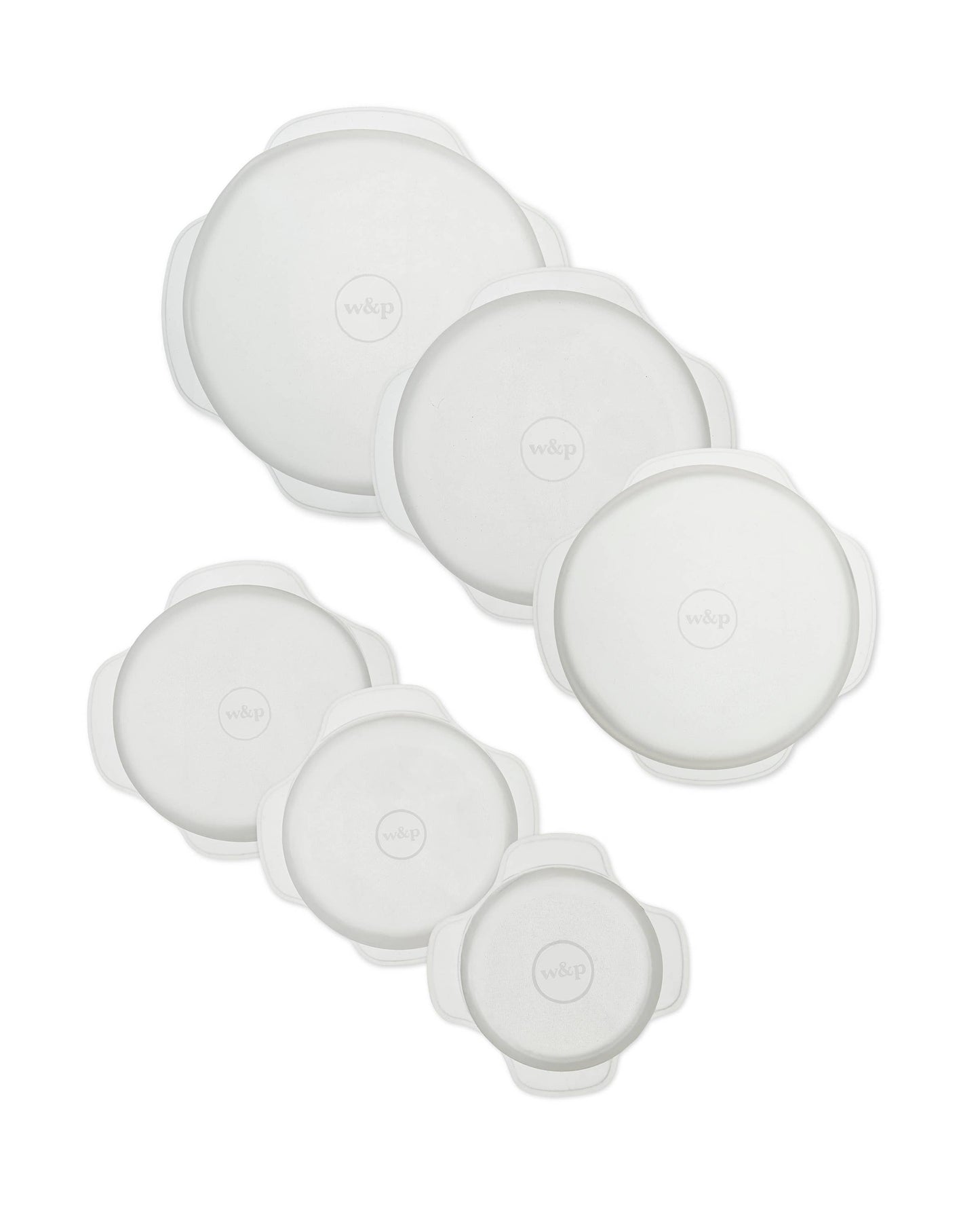 W&P - Reusable Silicone Stretch Lids - Set of 6