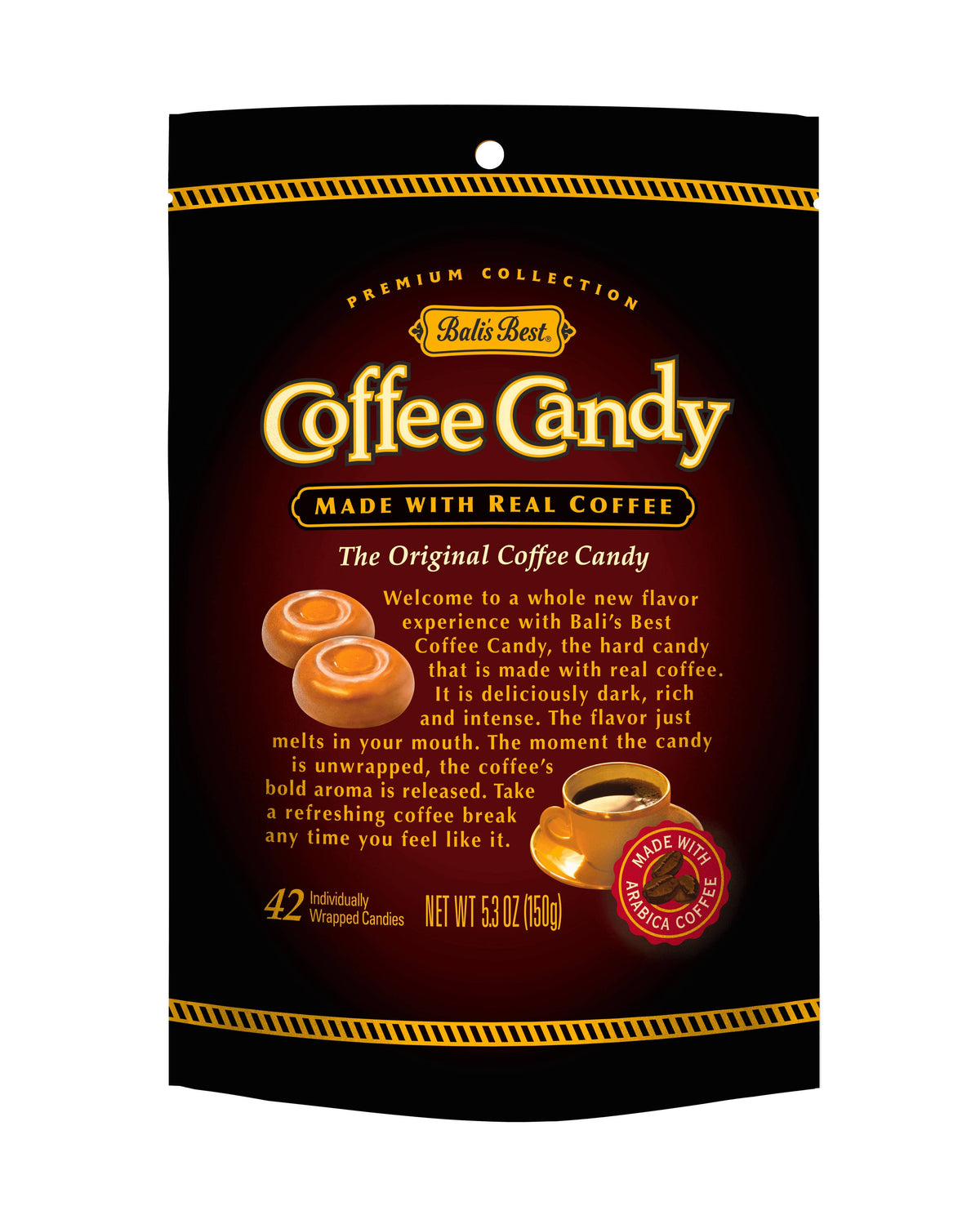 Bali's Best Coffee Candy, 5.3oz Bag
