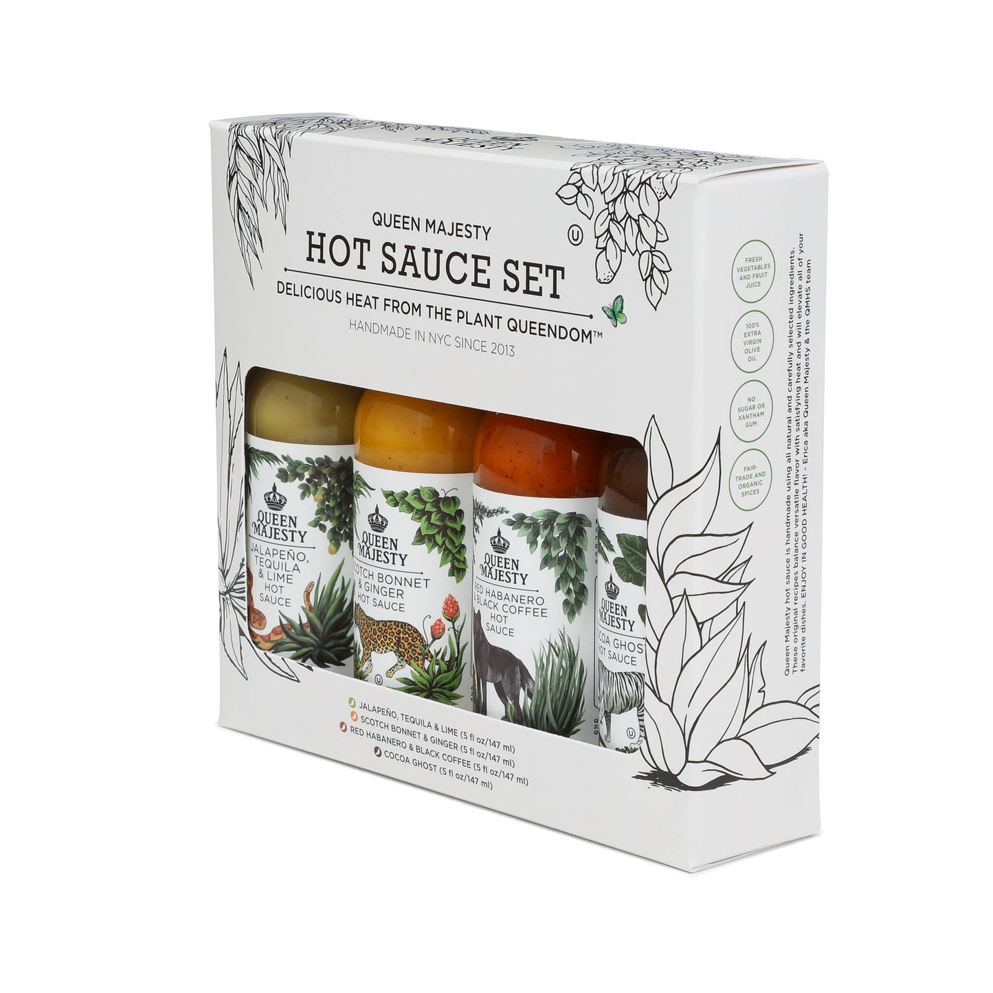 Queen Majesty Hot Sauce | 5oz Hot Sauce Set