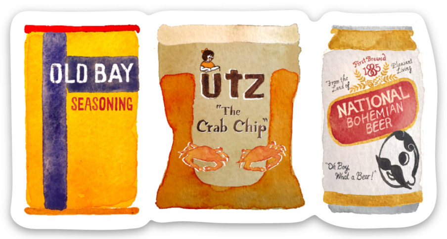 Maggie Moore Studio - Maryland Faves Sticker