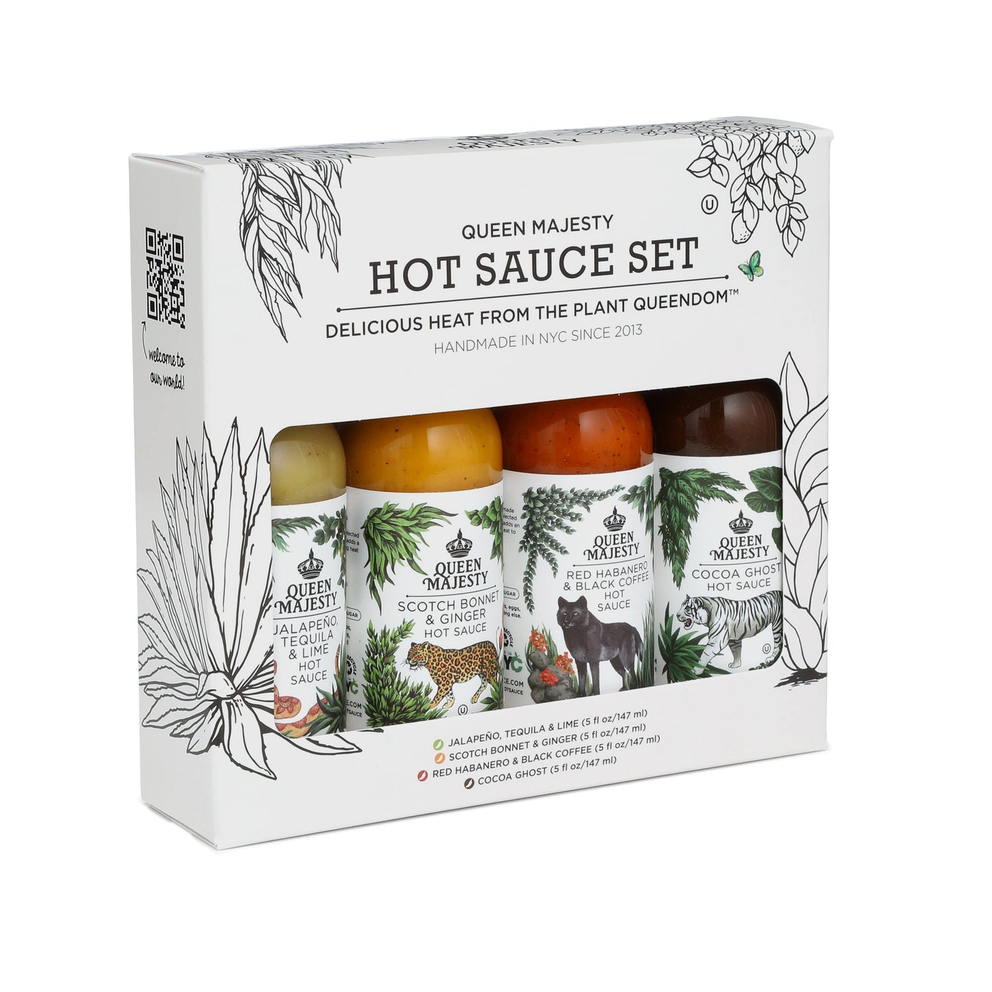 Queen Majesty Hot Sauce | 5oz Hot Sauce Set