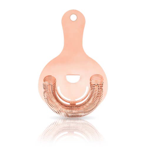 Viski - Summit™ Copper Hawthorne Strainer by Viski