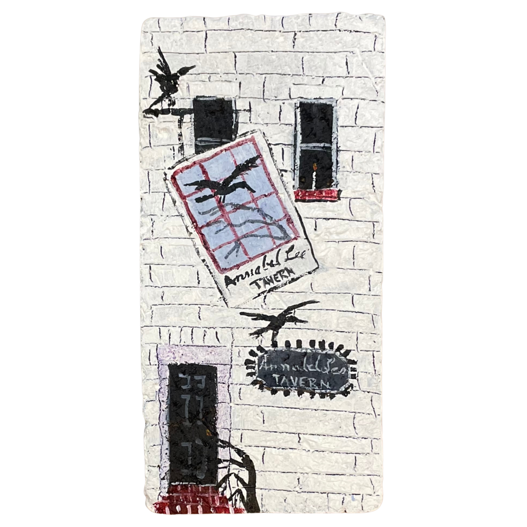 Linda Amtmann Hand Painted Brick - Annabel Lee