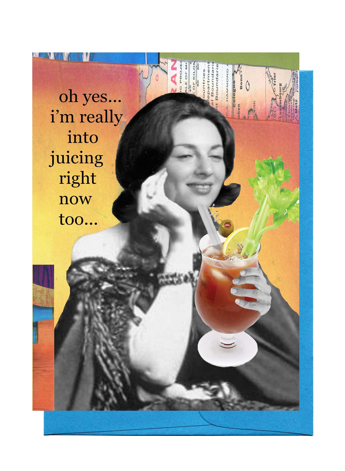 Erin Smith Art - Juicing Greeting Card