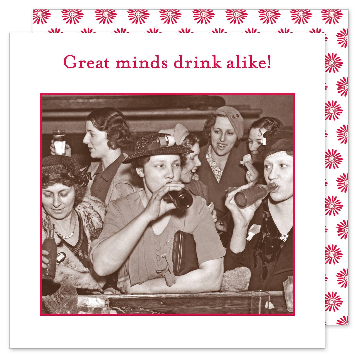 Shannon Martin Design - Great Minds Beverage Napkin