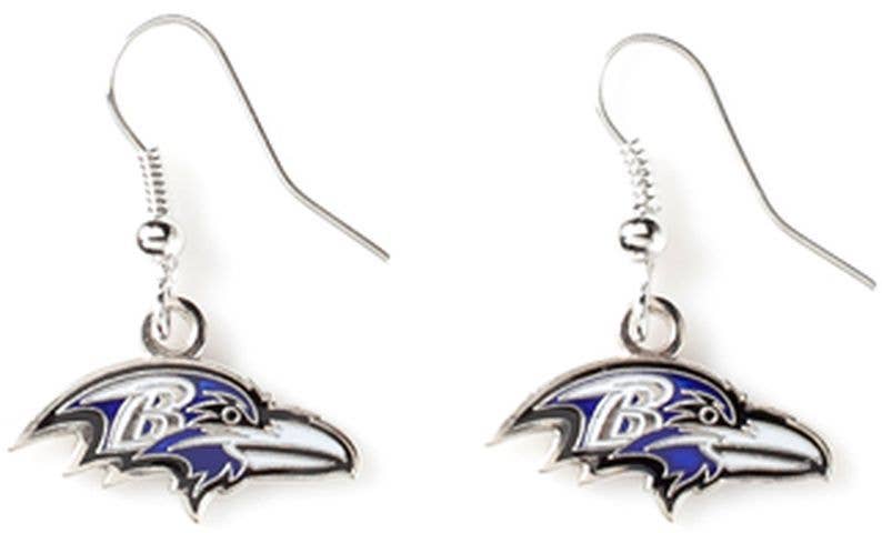 Aminco USA - NFL Baltimore Ravens Logo Dangle Earrings