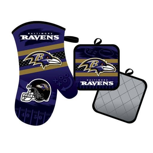 Mojo Licensing - Baltimore Ravens Oven Mitt and Pot Holder