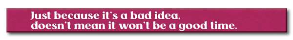 My Word- Skinny Signs (Red/Purple)