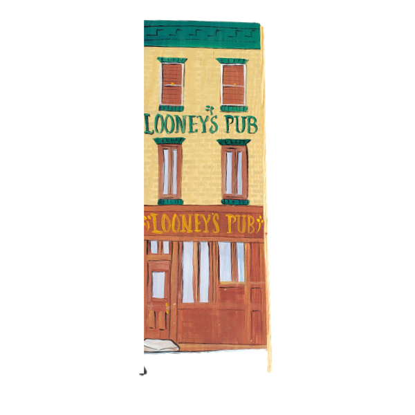 Linda Amtmann Wooden Planks - Looney's Pub