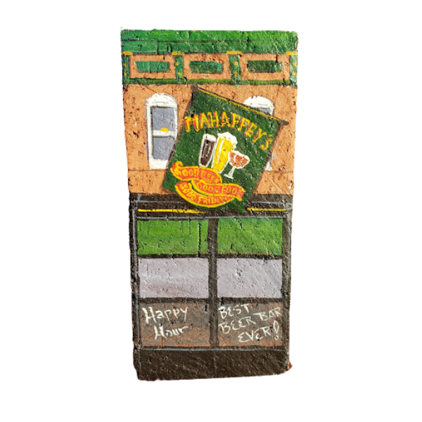 Linda Amtmann Hand Painted Brick- Mahaffey's