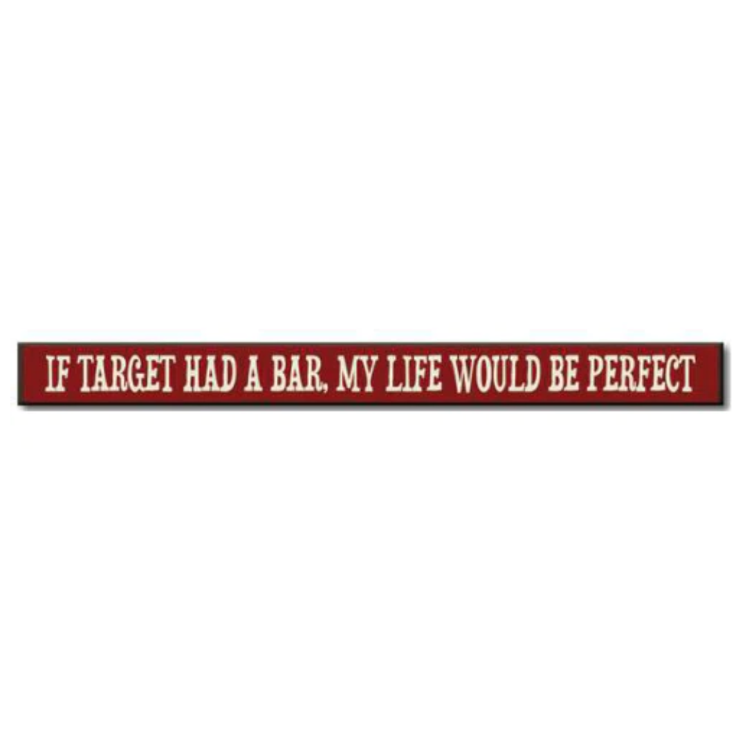 My Word- Skinny Signs (Red/Purple)