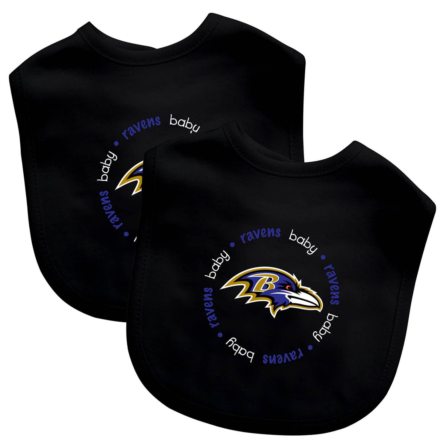 Masterpieces Puzzles - Baltimore Ravens - Baby Bibs 2-Pack