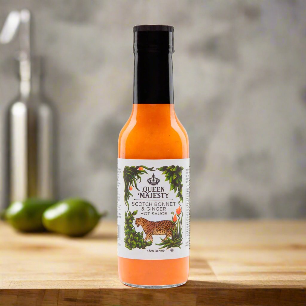 Queen Majesty Hot Sauce - 5 oz. Scotch Bonnet & Ginger Hot Sauce