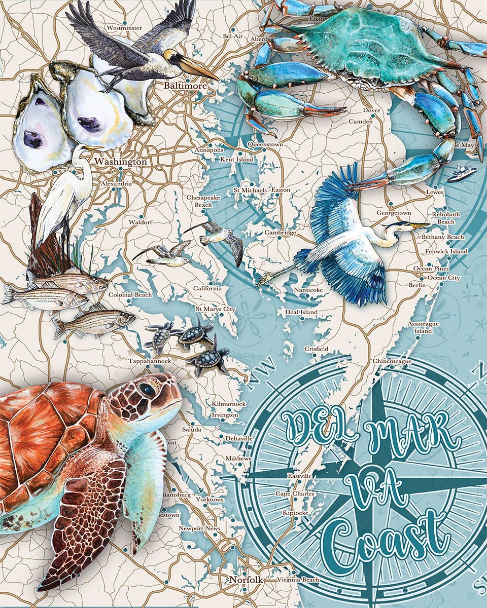 Heritage Puzzle - Delmarva Coast Puzzle