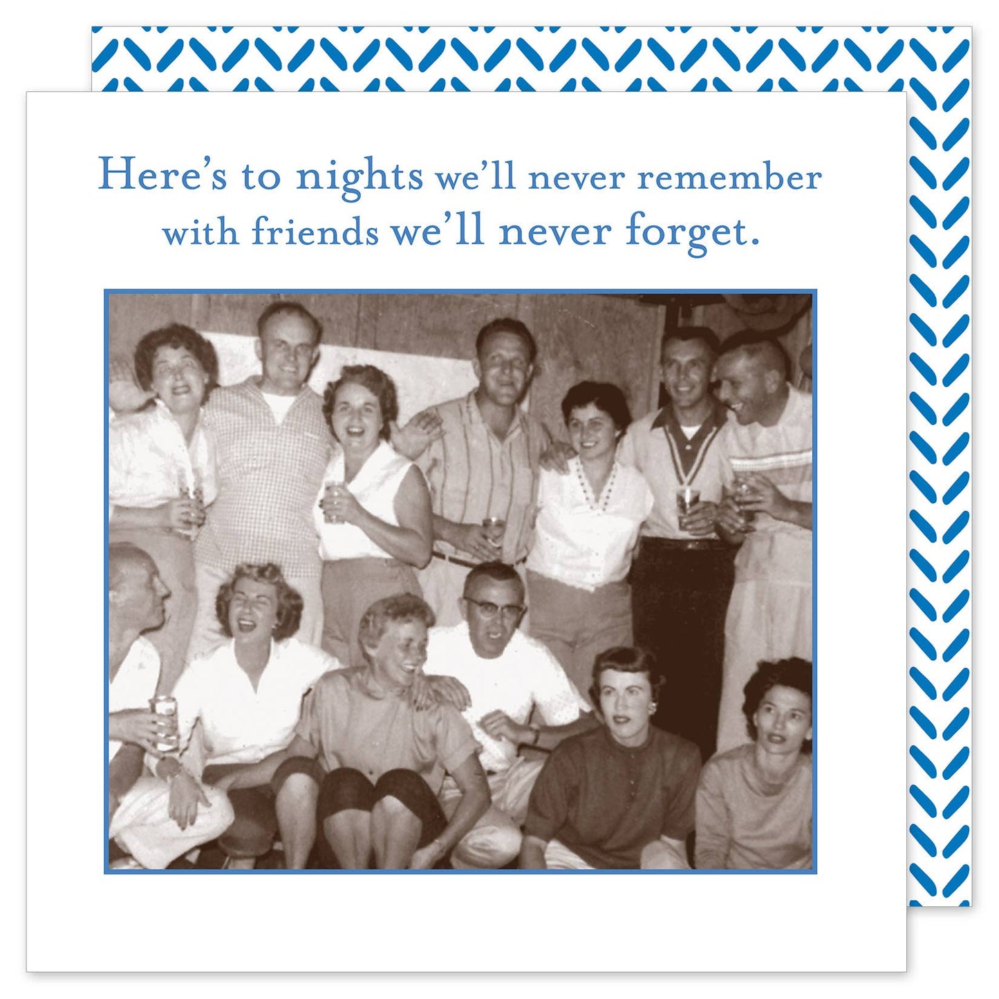 Shannon Martin Design - Never Remember Beverage Napkin