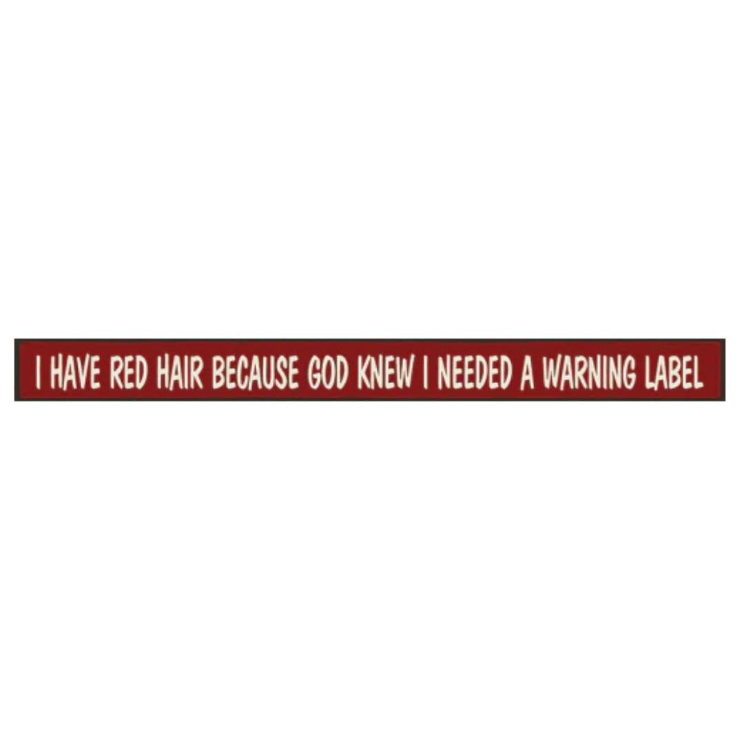 My Word- Skinny Signs (Red/Purple)