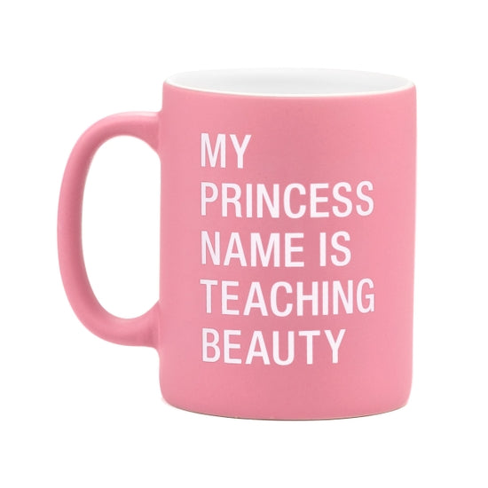 About Face Designs | My Princess Name Stoneware Mug