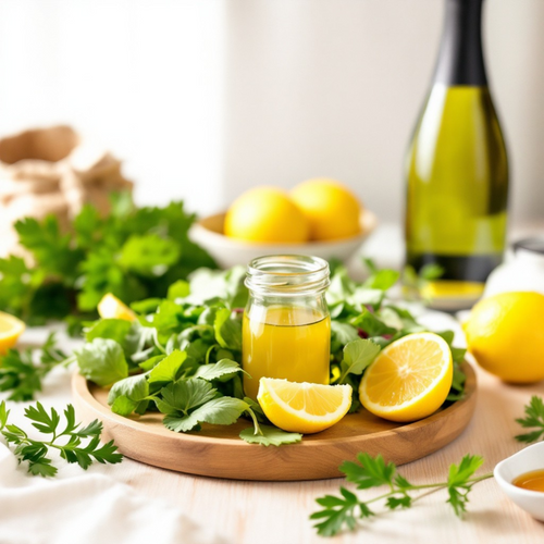 Zesty Lemon Ginger Salad Dressing