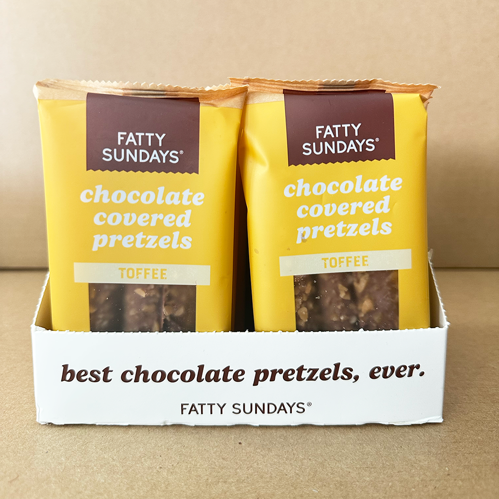 Toffee Chocolate Covered Pretzels (3-pack)