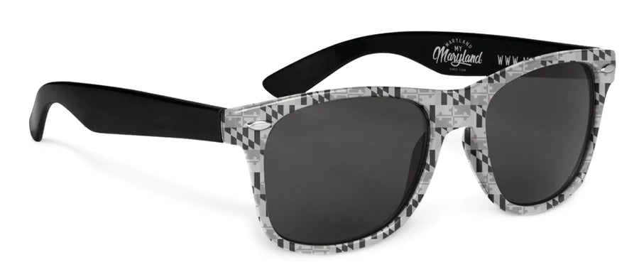 Maryland Sunglasses Monotone Maryland Flag